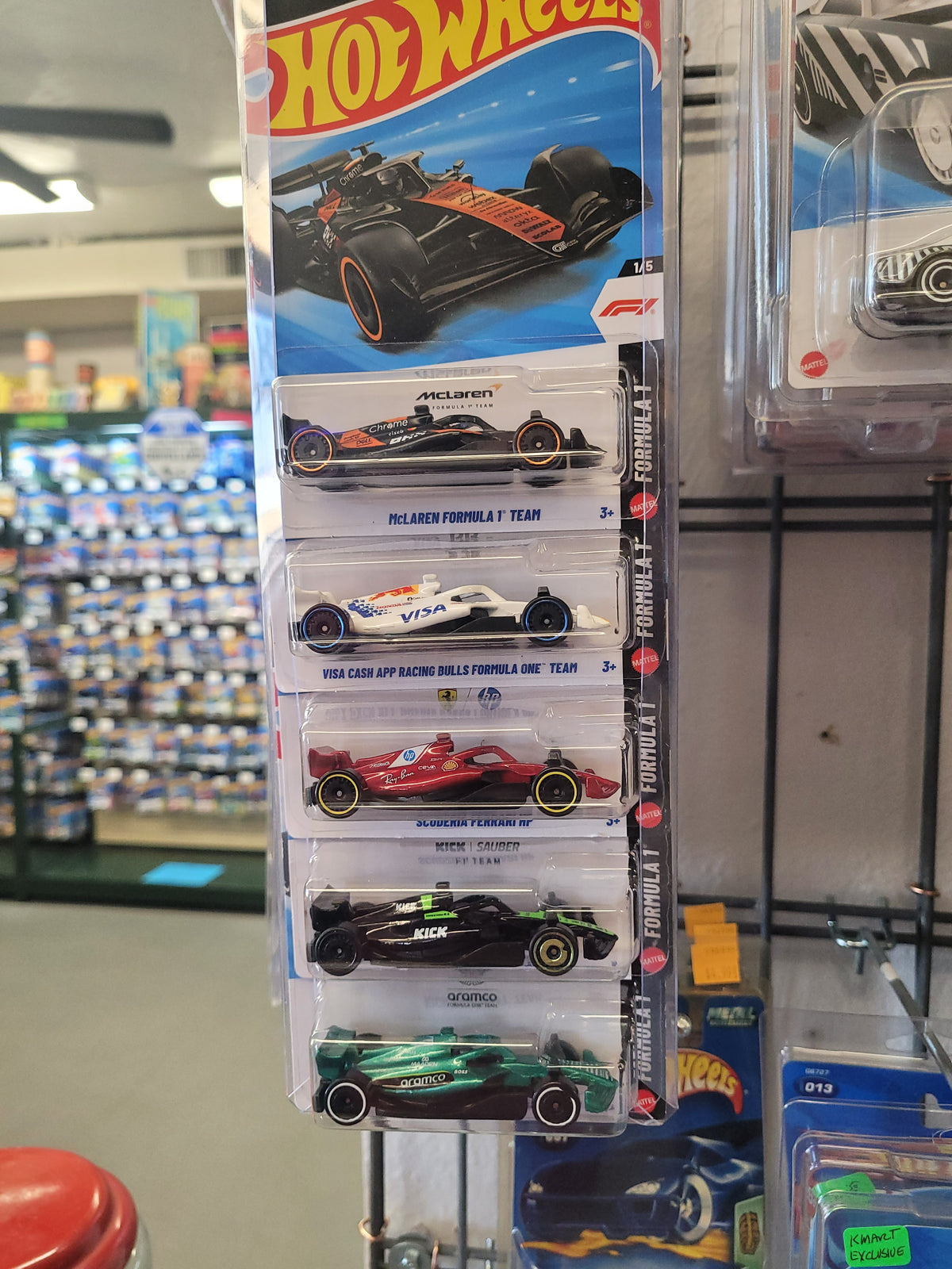FORMULA 1 RACING SET OF 5 $24.99