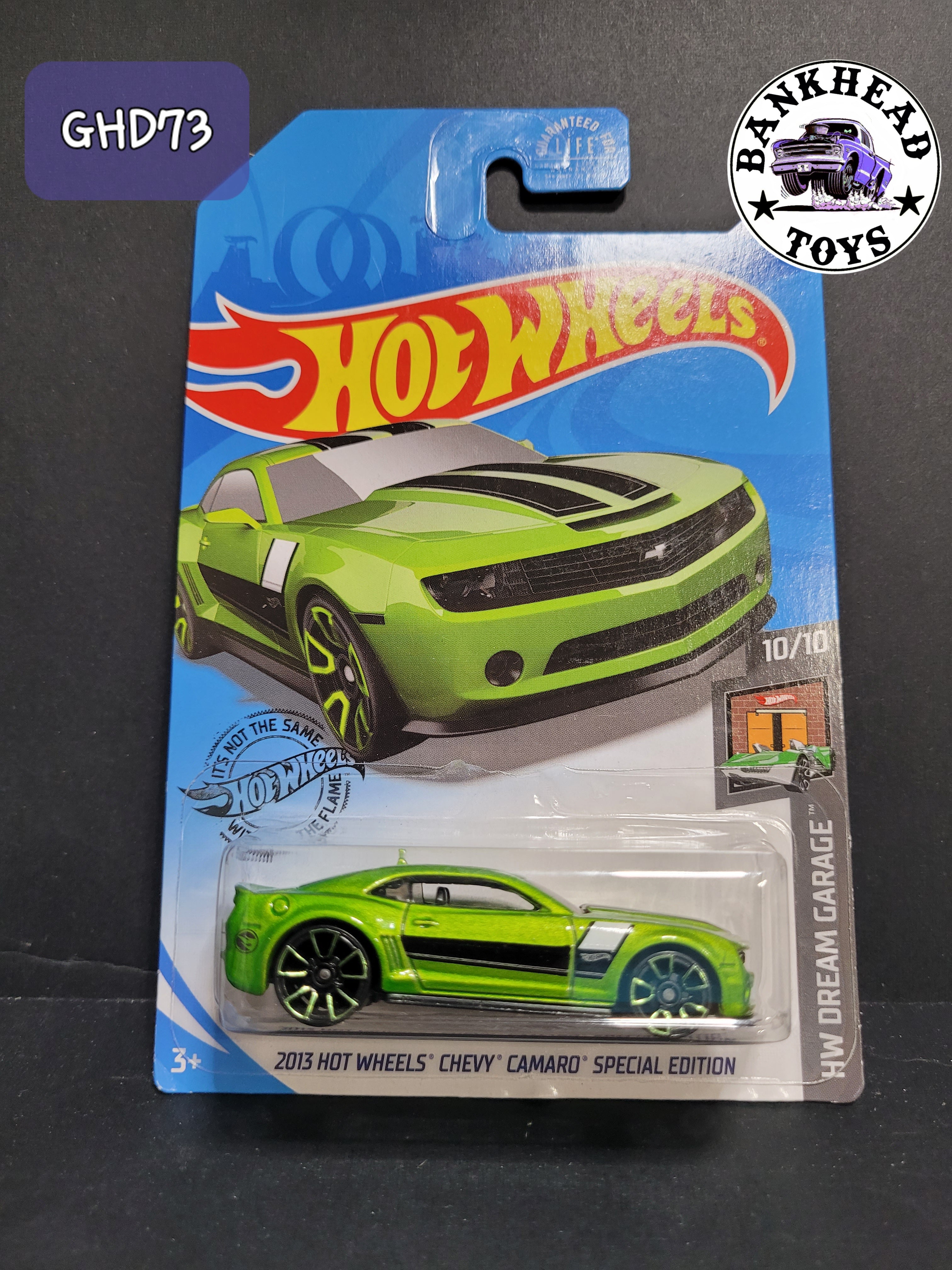 2013 HOT WHEELS CHEVY CAMARO SPECIAL EDITION GRN G