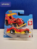 ZOMBOT RED SHORT CARD GRY69