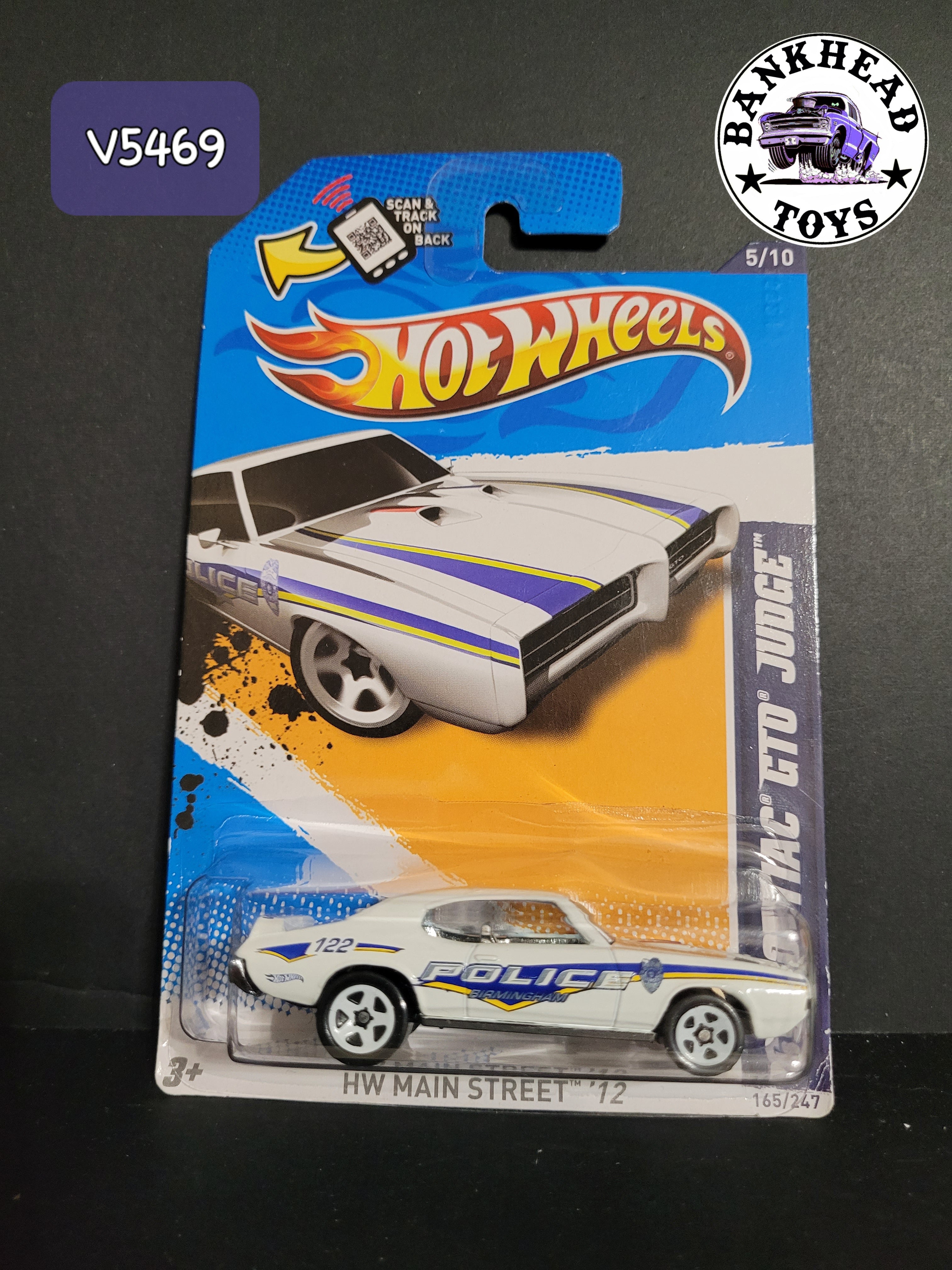 69 PONTIAC GTO JUDGE WHITE V5469