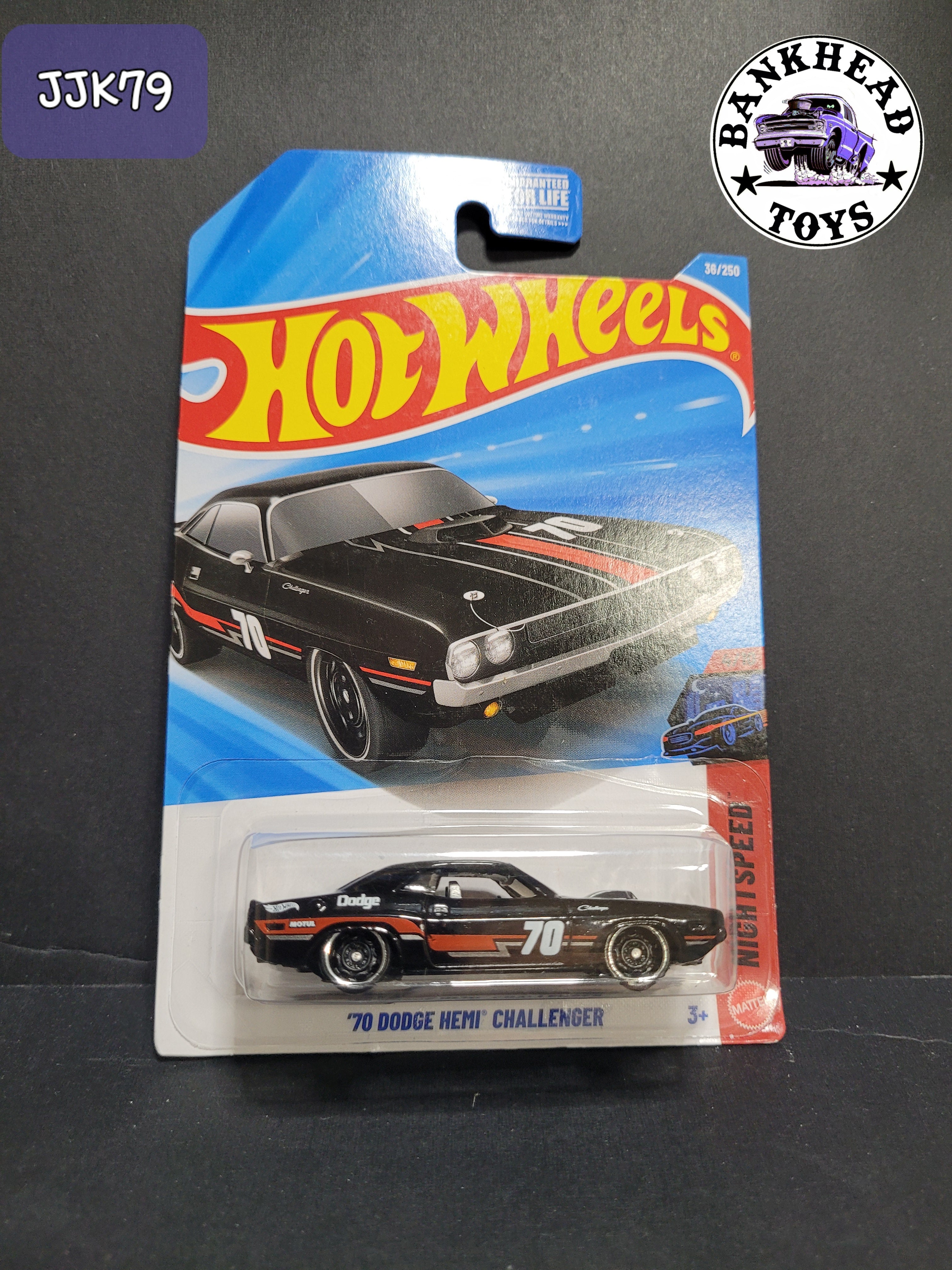 70 DODGE HEMI CHALLENGER BLACK JJK79