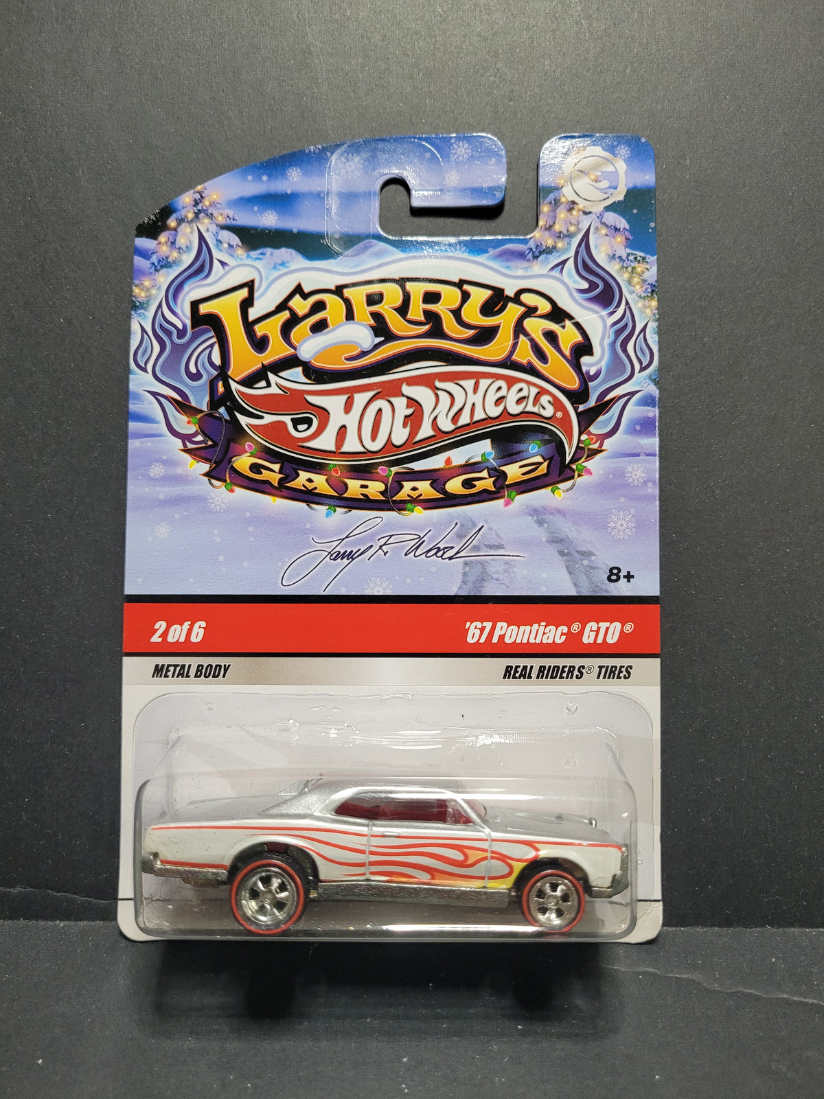 67 PONTIAC GTO LARRY GARAGE R2240SLVR/FLAMES