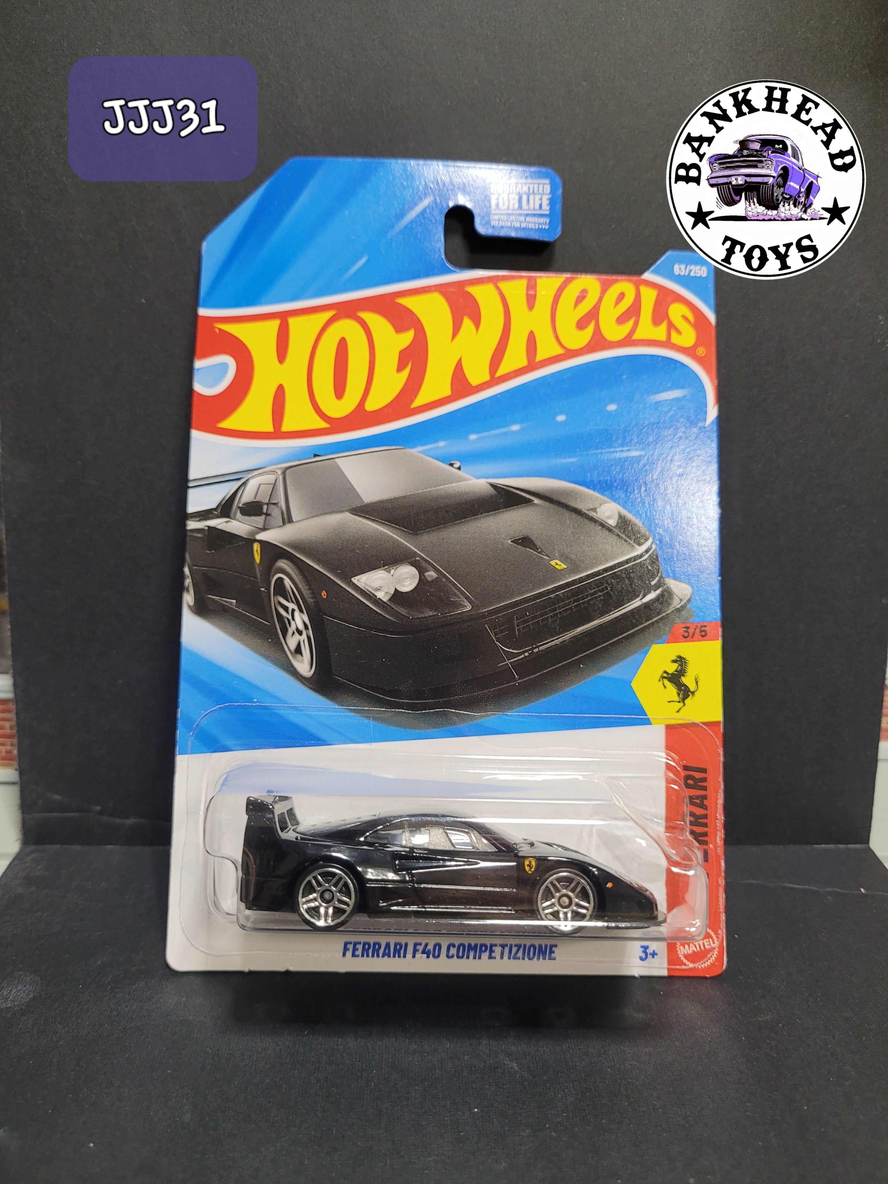 FERRARI F40 COMPETIZIONE BLACK JJJ31