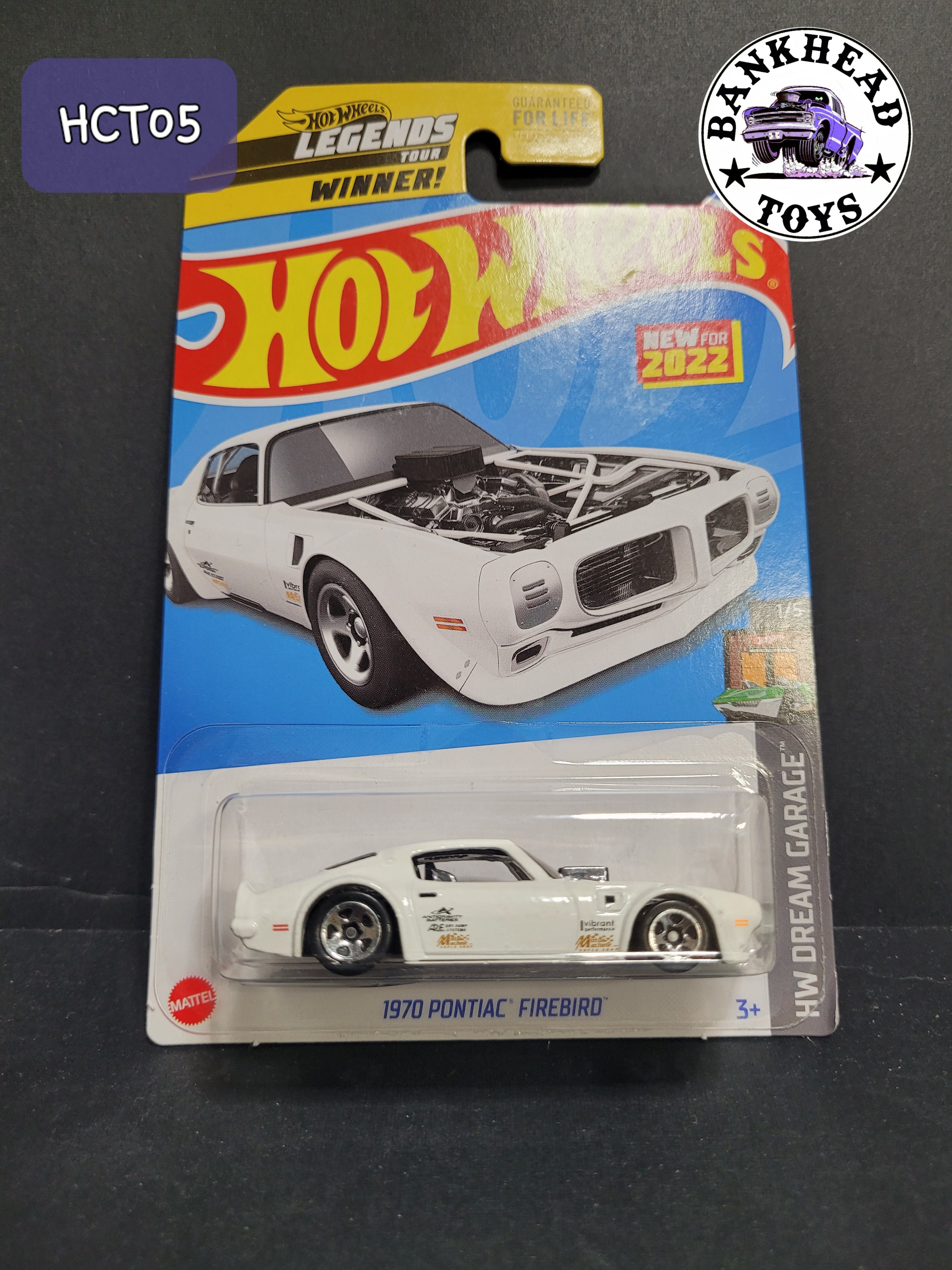 1970 PONTIAC FIREBIRD WHITE HCT05