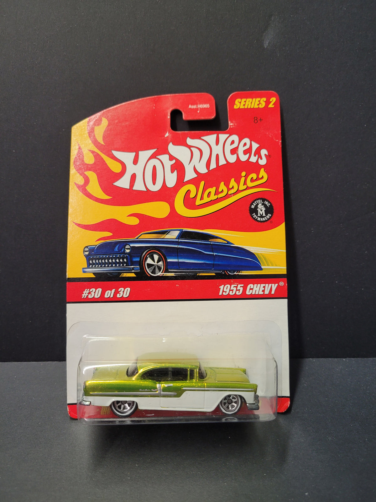 1955 CHEVY GRN/WHT J2756 HW CLASSICS