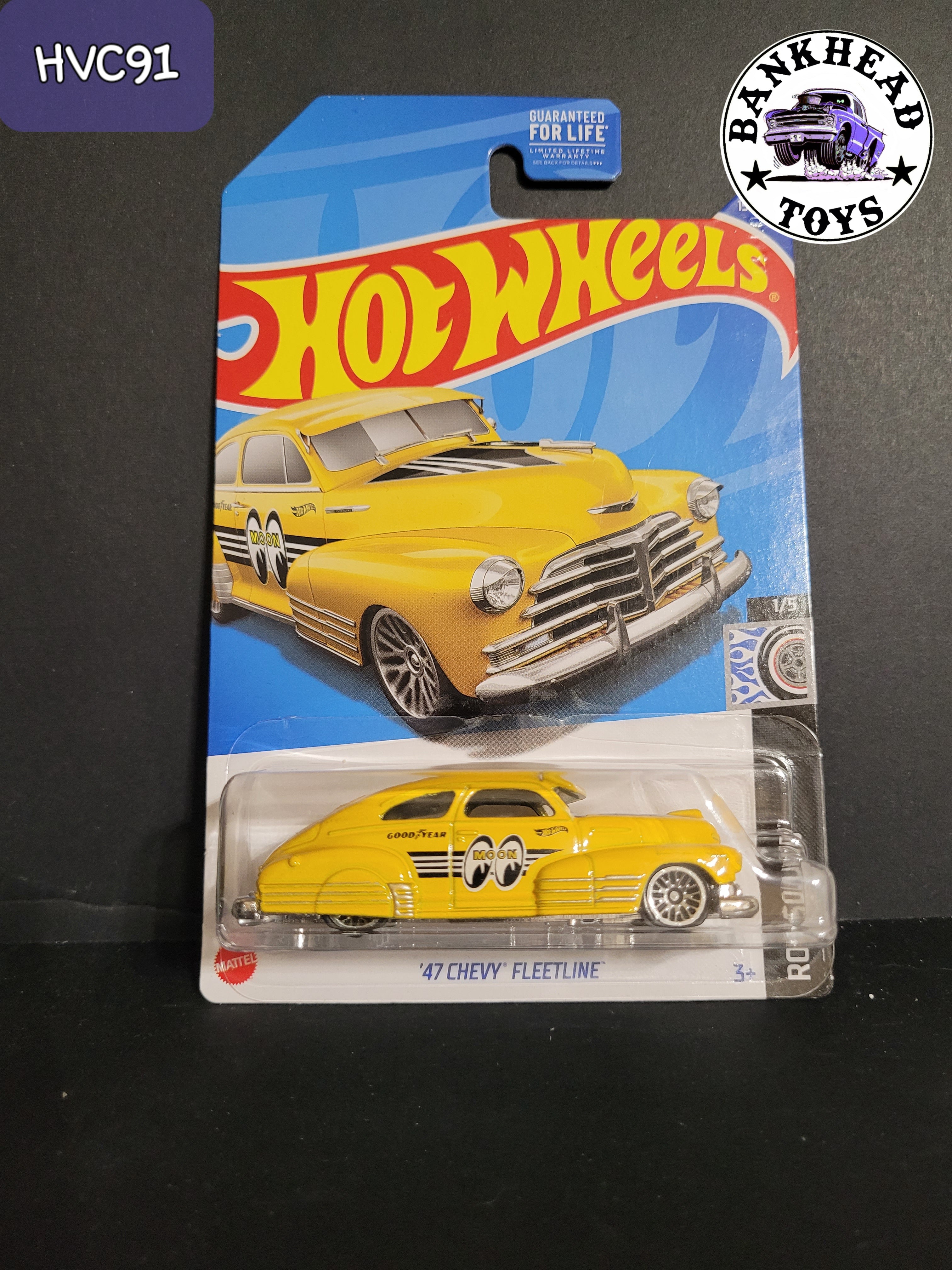 47 CHEVY FLEETLINE HCV91 YELLOW