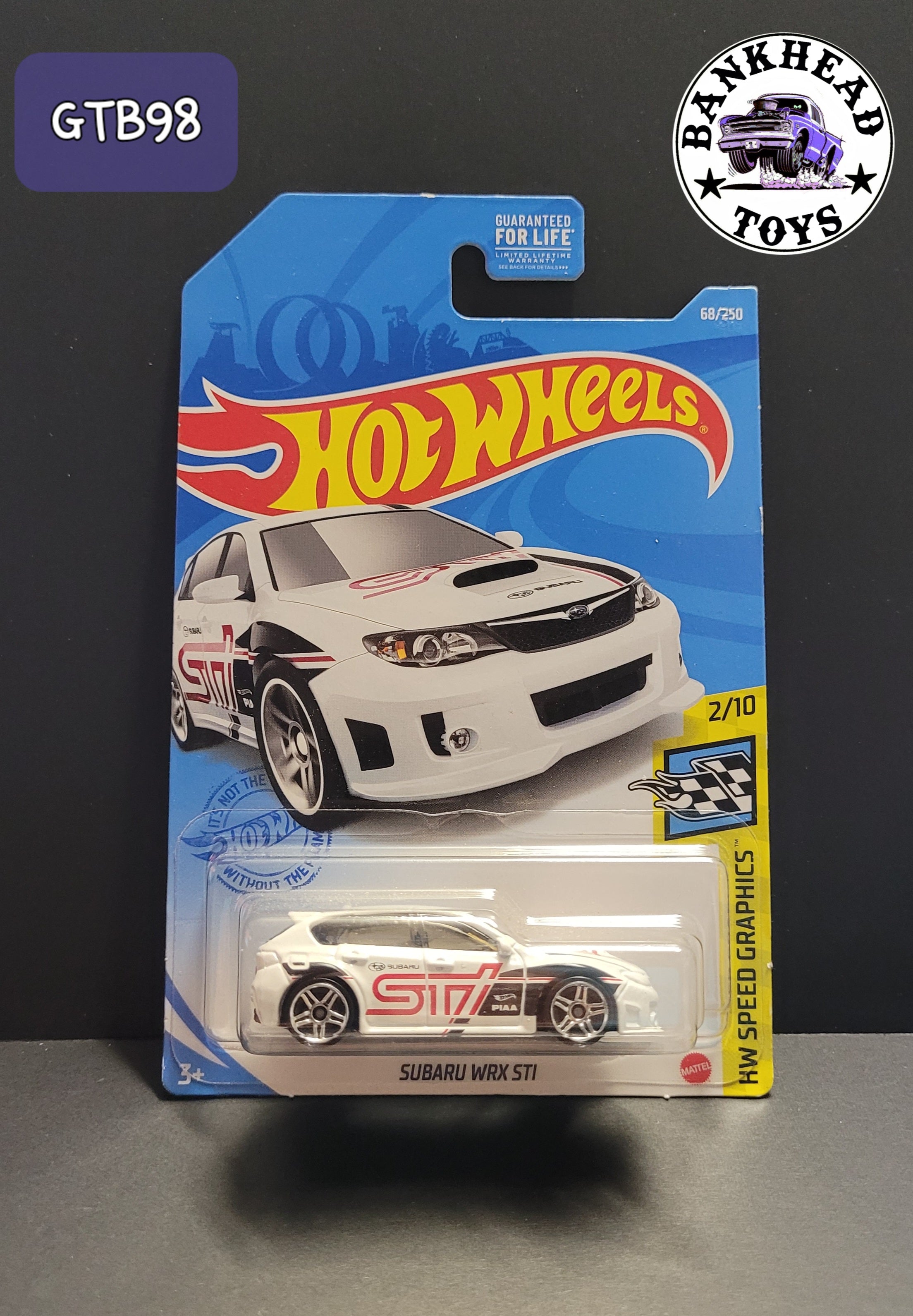 SUBARU WRX STi WHITE GTB98