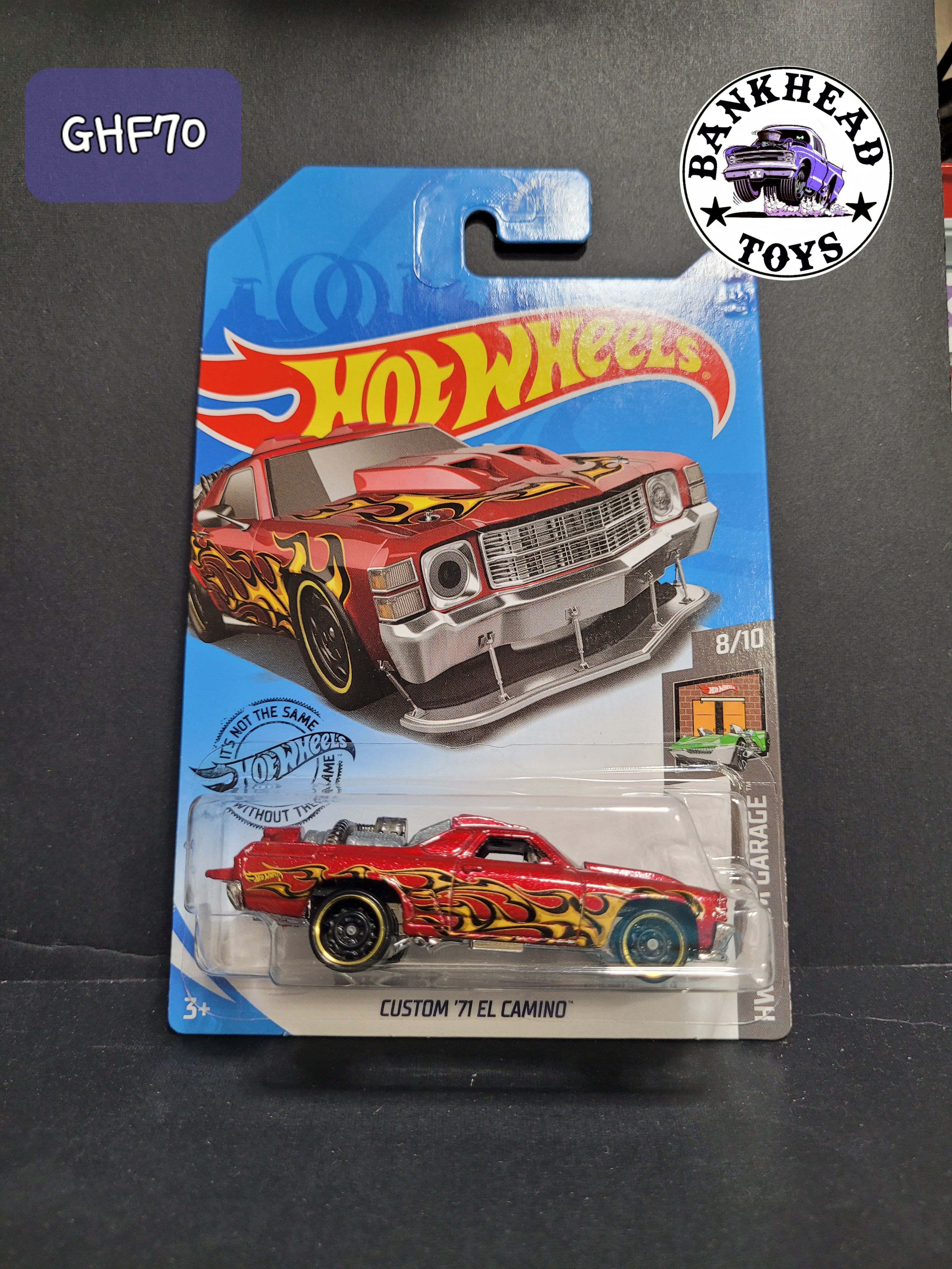 CUSTOM 71 EL CAMINO RED GHF70