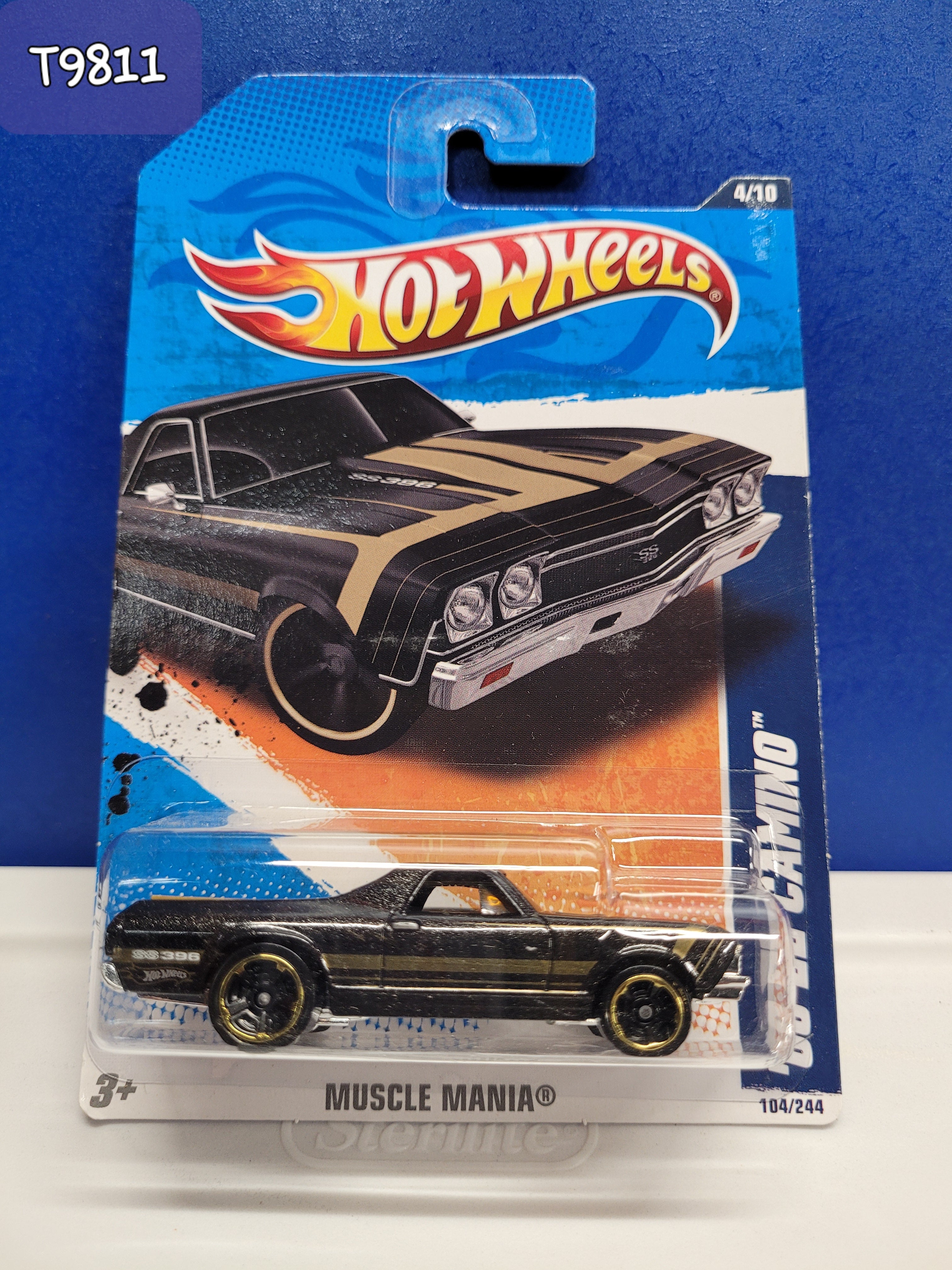 68 EL CAMINO BLACK T9811