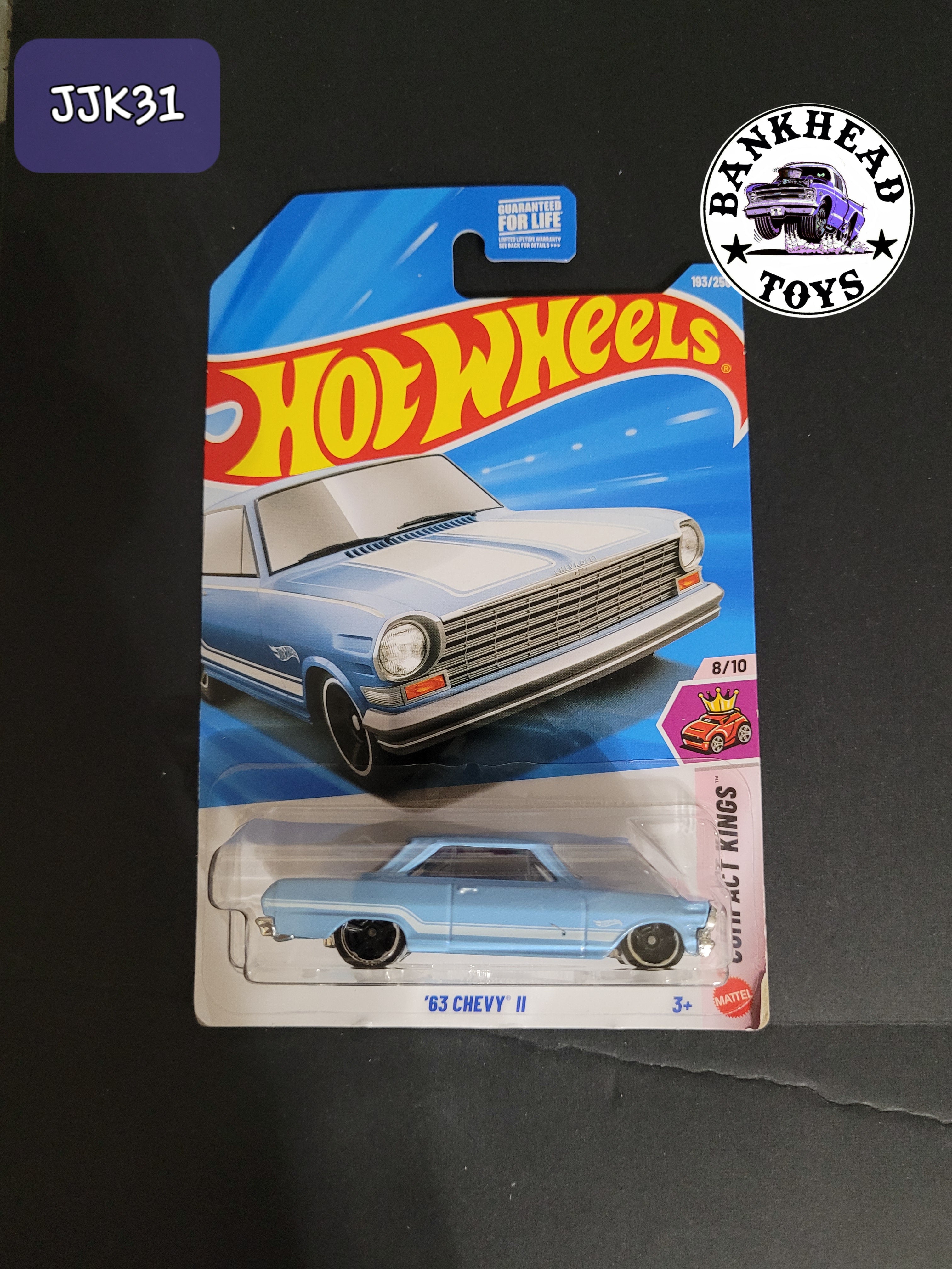 63 CHEVY II LT BLUE JJK31