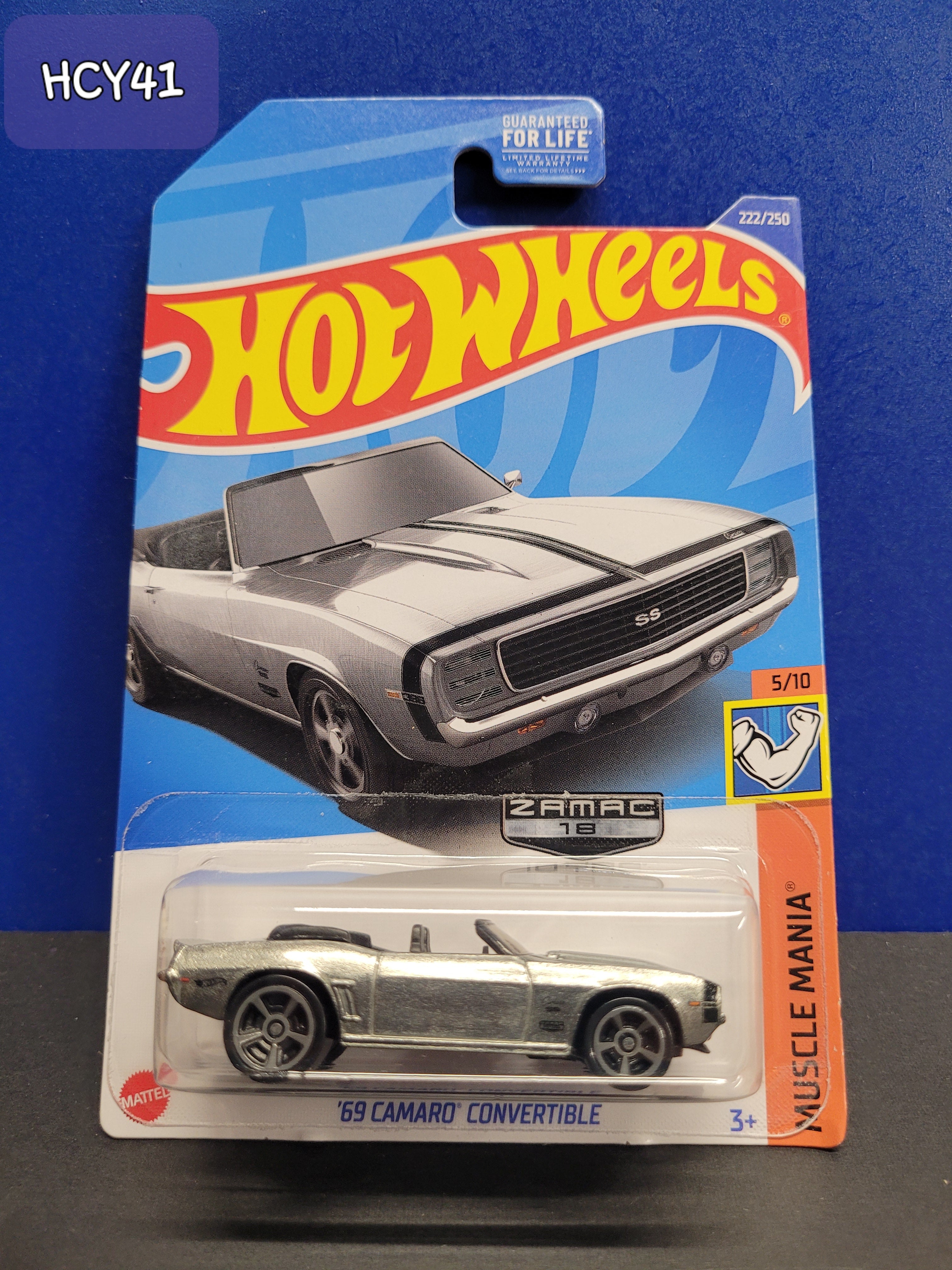 69 CAMARO CONVERTIABLE ZAMAC HCY41 WALMART EXCLUSI