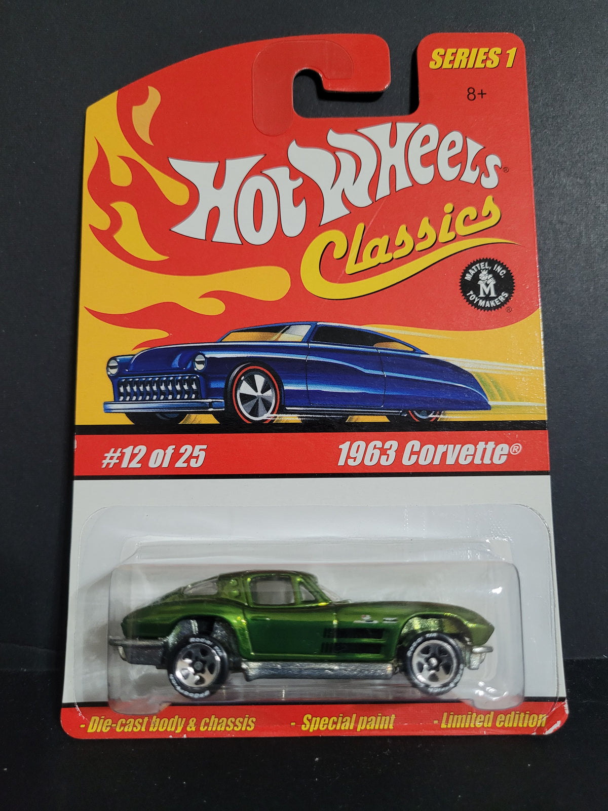 1963 CORVETTE HW CLASSICS GRN H7077