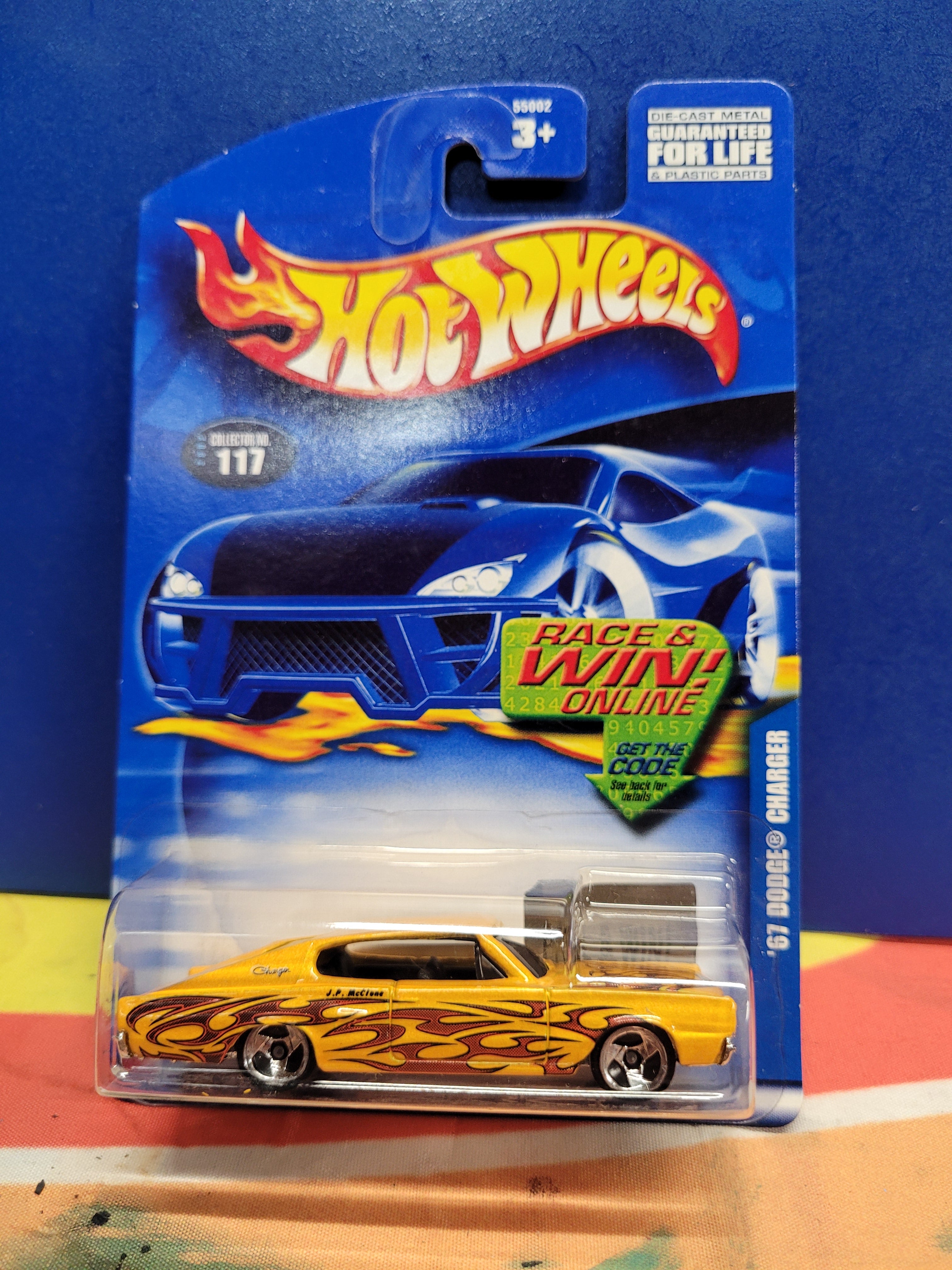 67 DODGE CHARGER 55002 YELLOW