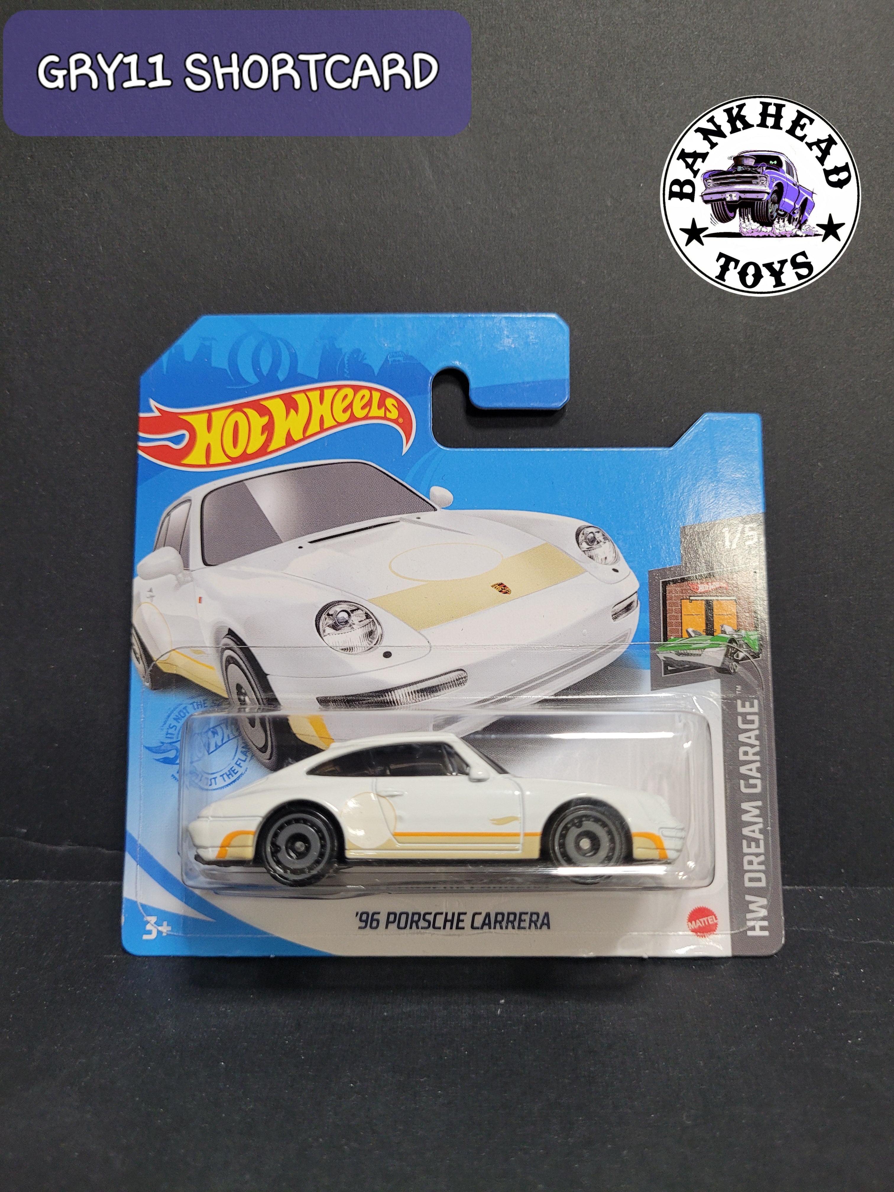 PORSCHE CARRERA WHITE GRY11SHORTCARD