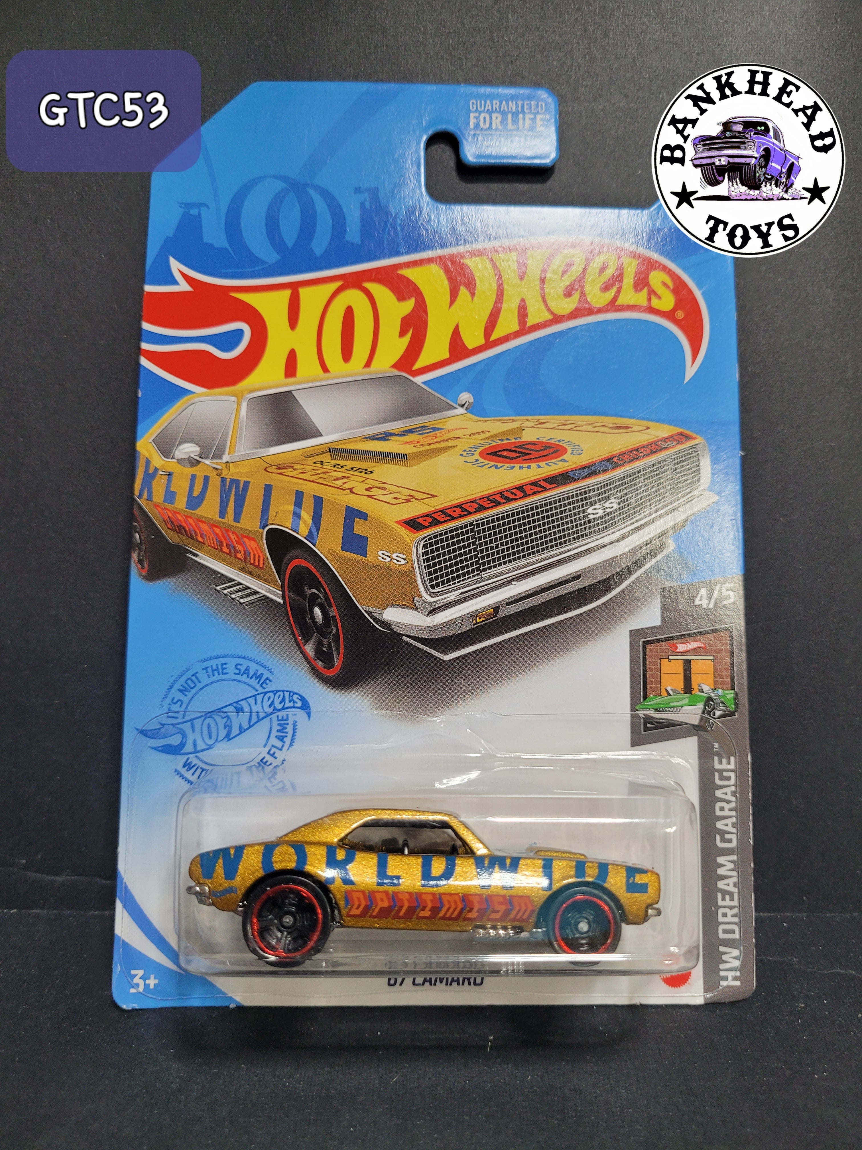 67 CAMARO GOLD GTC53