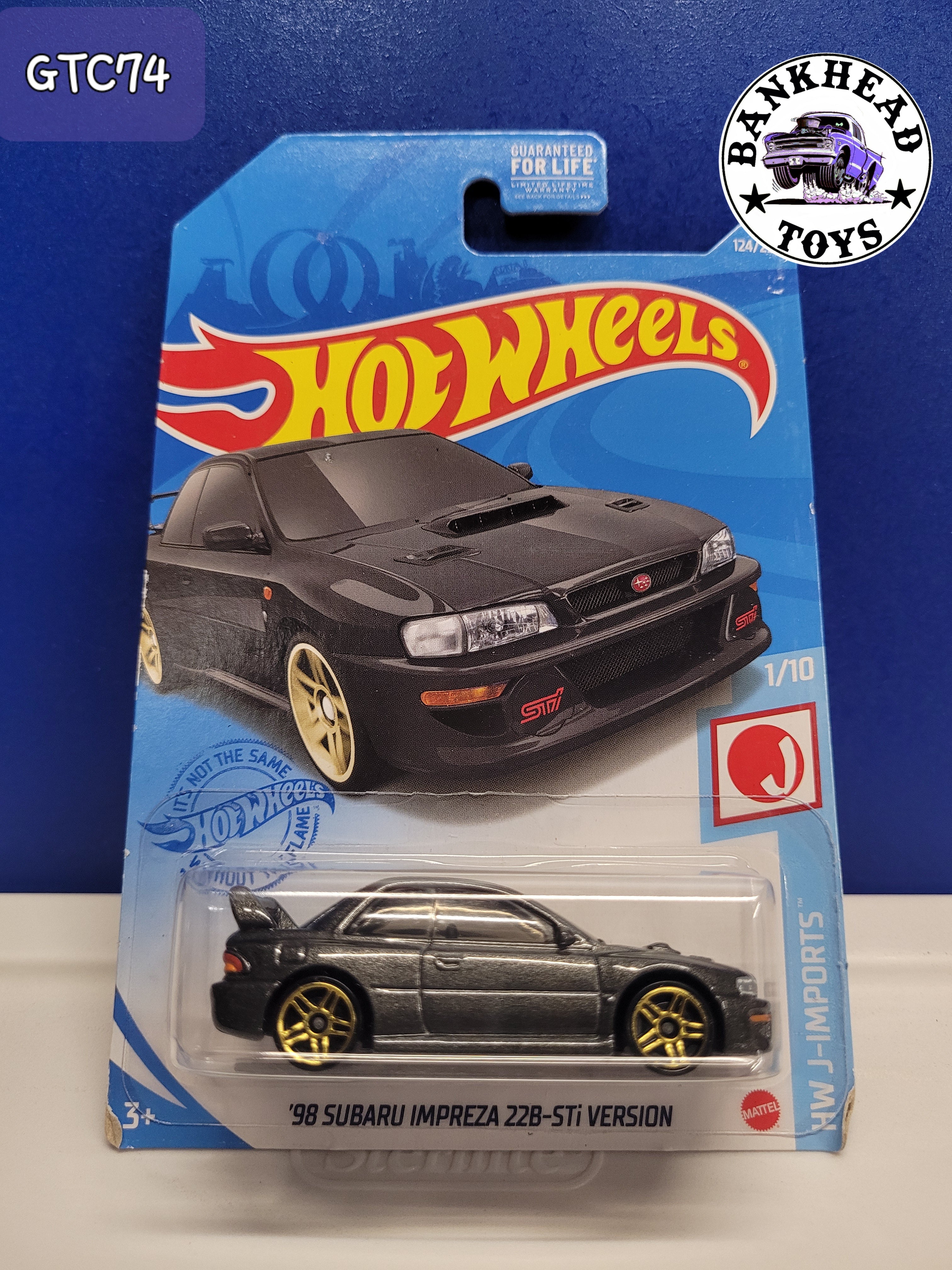98 SUBARU IMPREZA 22B-STi VERSION DK GRAY GTC74