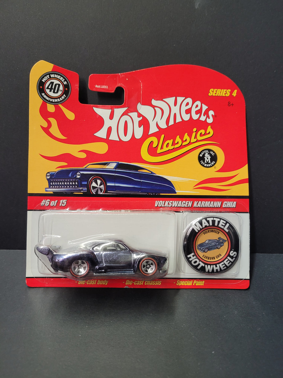 VOLKSWAGEN KARMANN GHIA M3660 HOT WHEELS CLASSICS