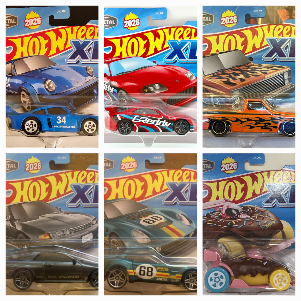 2026 HOT WHEELS XL SET OF 6 -1st RELEASE